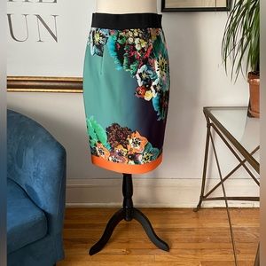 Milli Scuba Fabric Pencil Skirt